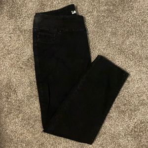 🦋Lee Straight Leg Pullon stretch black jeans/ pants